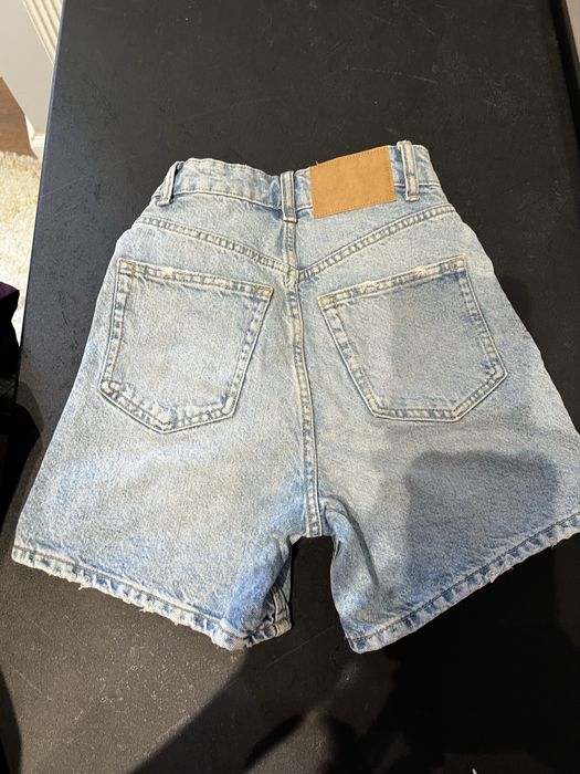 Zara шорты mom fit