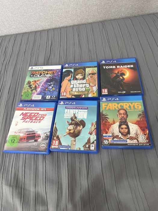 Мега-пак игр PS4 / PS5 (6 дисков одним лотом) Срочно