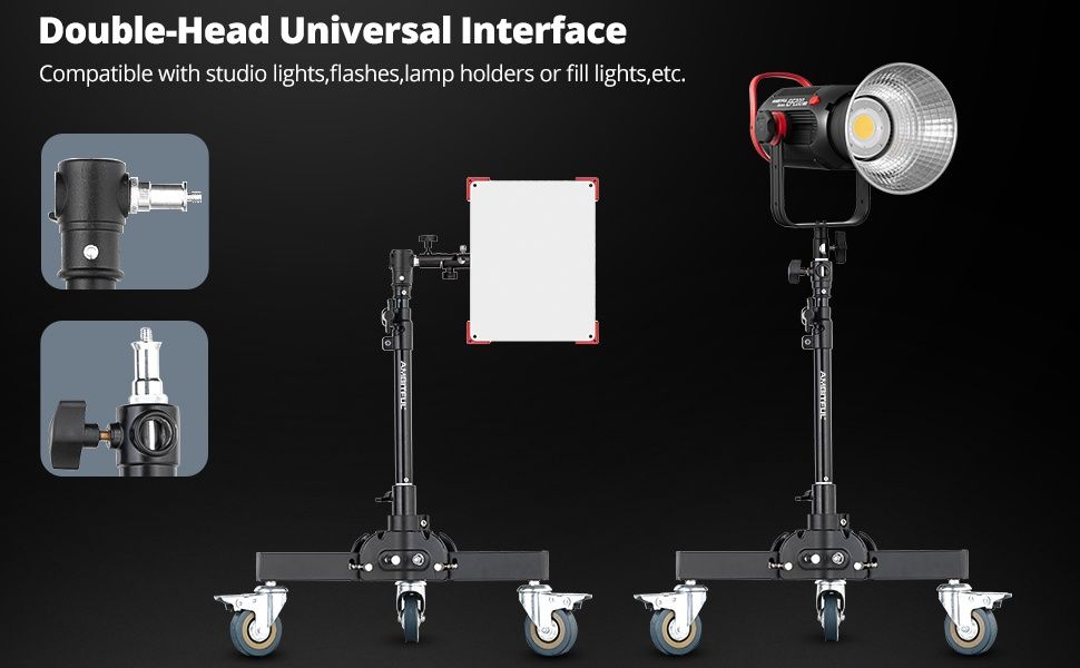 Професионален стоманен статив за студийно осветление - AMBITFUL
