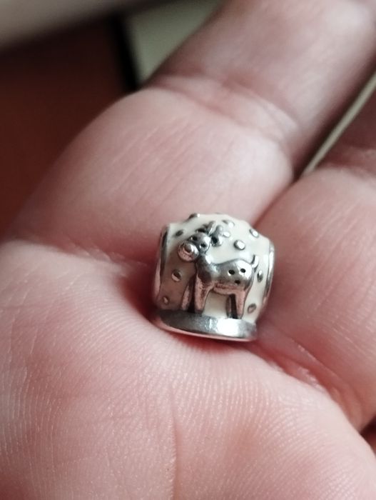 Charm din argint Pandora original renul Rudolf