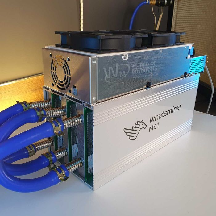 Переделка Whatsminer на литые водоблоки + тихий бп