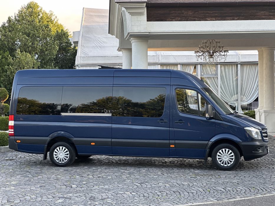 Mercedes Sprinter 316 CDi / 9 Locuri / Clima / Pilot / Camera Marsalier / Navi / Scaun Perna de aer / Lung Maxi / 319,318,519,518,313,311,418,419,316