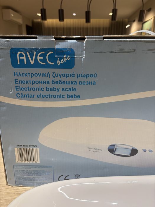 Електронна музикална бебешка везна Avec