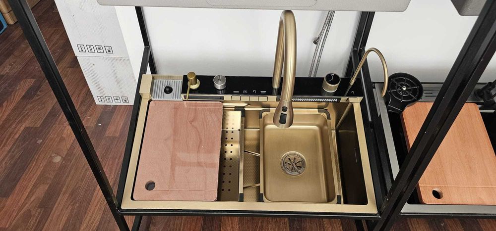 REDUCERE Chiuveta SMART full options Gold Premium-Transport Gratuit