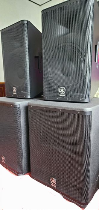Masa. YAMAHA DXR12 mk1 + DXS15 MK1