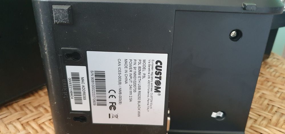 Imprimante termice etichete Custom P3L – 2 bucăți, stare foarte bună
V