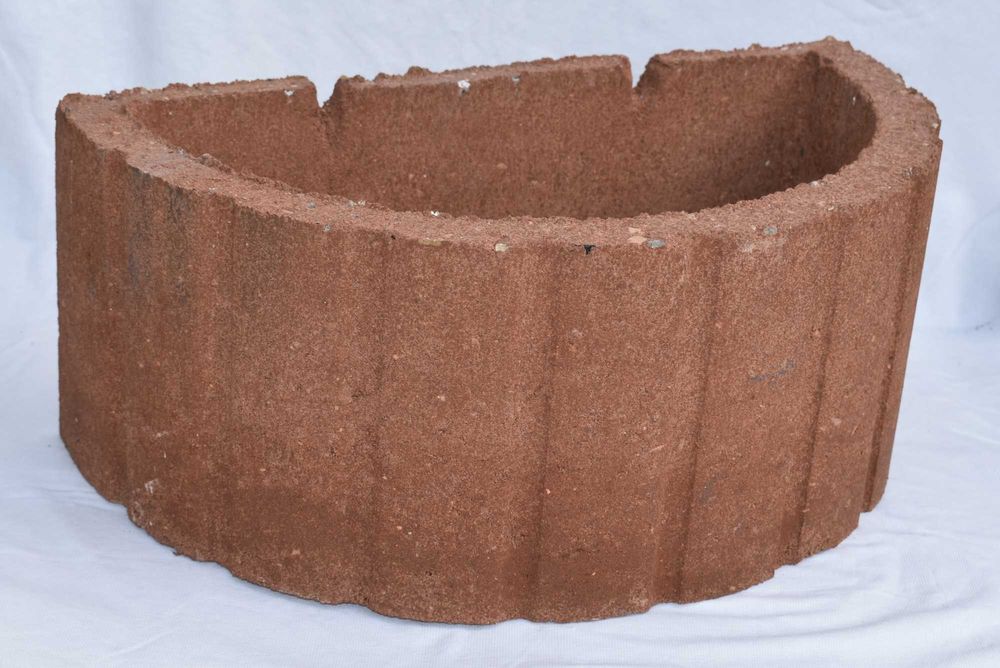 Jardinieră / ghiveci pentru flori din beton color/ gri