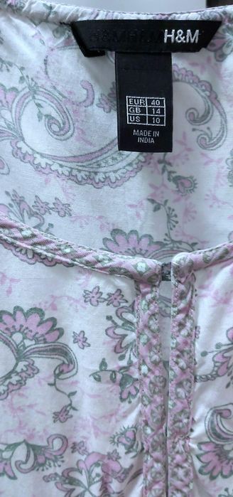 Летнее платье H&M 44р,100 хлопок!