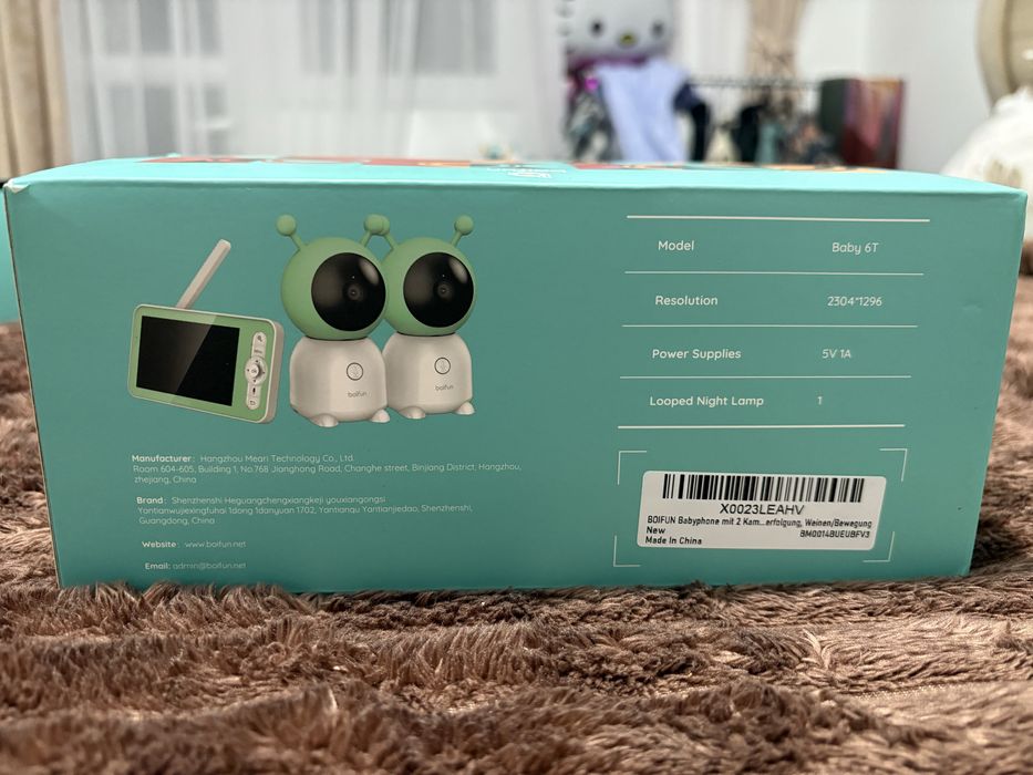 Camera supraveghere baby monitor Boifun 6T 2 camere