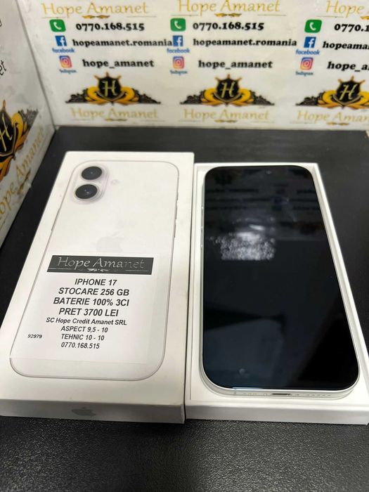 Hope Amanet P3 Iphone 17 / 256 gb