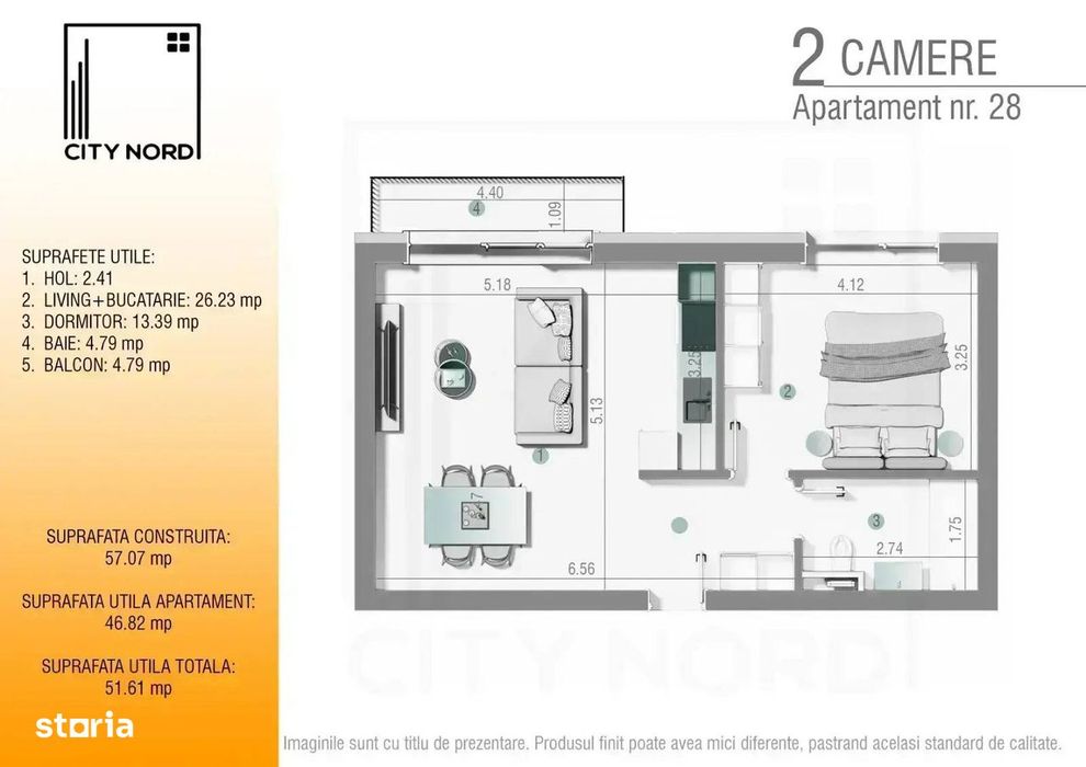 Loc parcare inclus! Bloc caramida ultra luxos finalizat