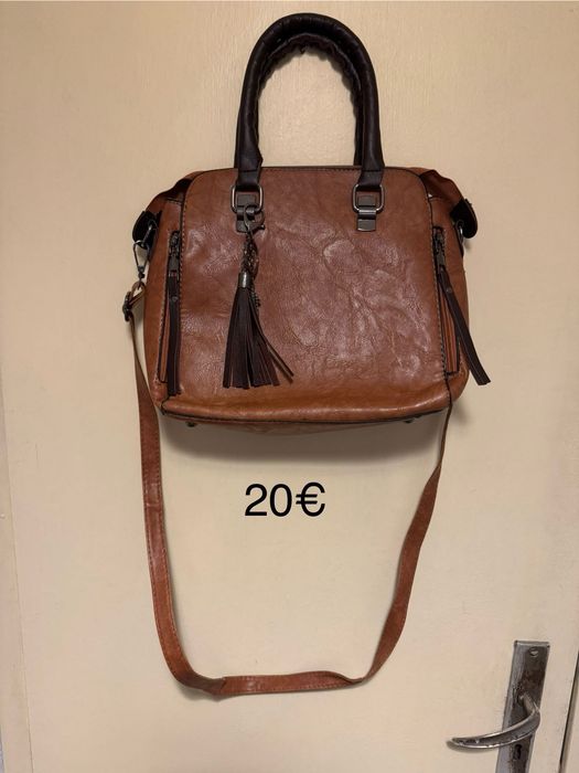 Чанта естествена кожа