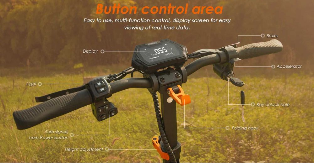 KuKirin G2 Max‼️ NOUA Sigilata ‼️1000W = 60Km/h, Baterie 20Ah + Scaun