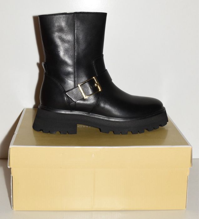 Cizme piele originale Michael Kors Easton Moto - noi cu cutie -  37