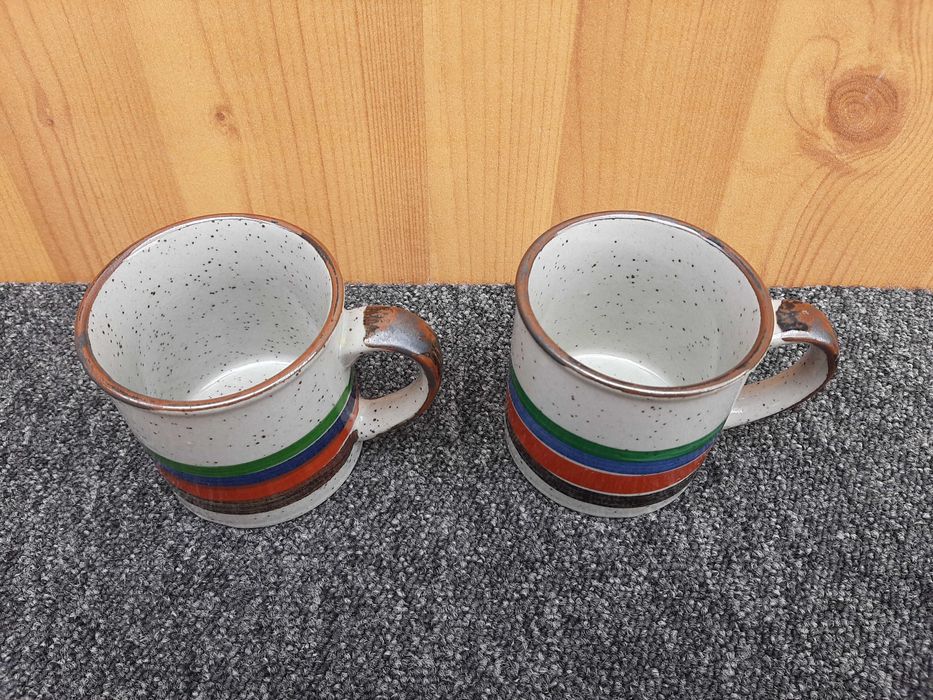 Чаши за чай кафе керамични – цветни 2бр., бели 6бр.