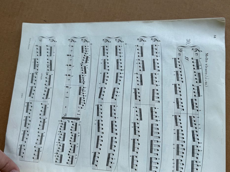 Czerny. Etudes de Mécanisme. Op. 849