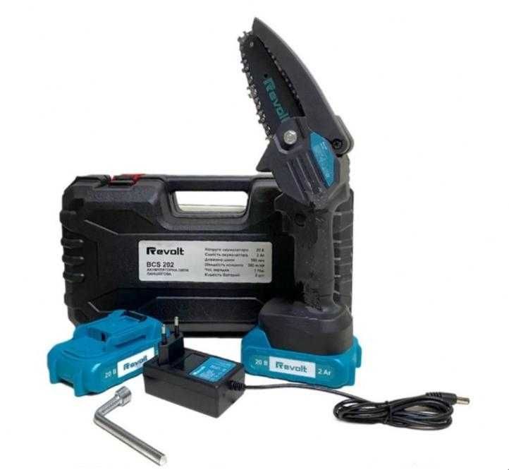 Fierastrau cu lant fara fir Revolt BCS 202 mini drujba de curat copaci