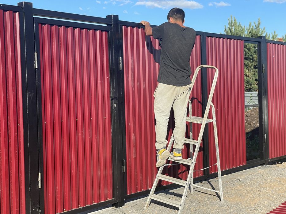 Забор, ограждения из профлиста , любой вид забора - Сварочные работы ...