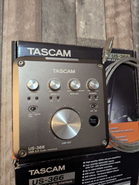 Tascam US-366 – USB аудио интерфейс