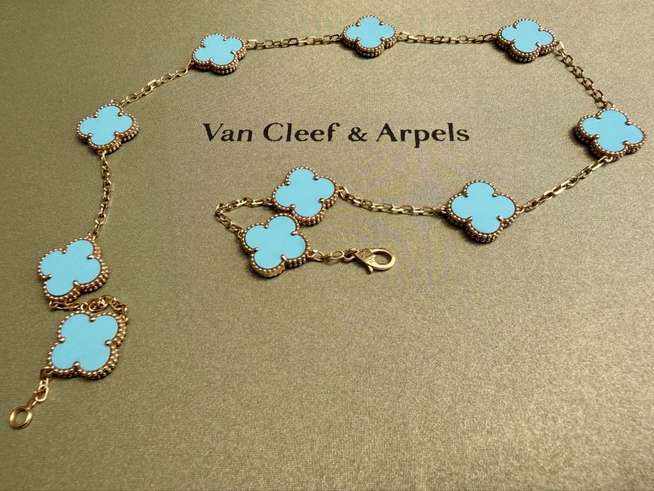 Van Cleef  Alhambra Turquoise 18k