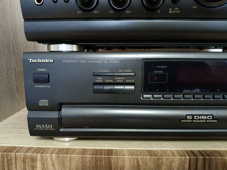 Усилитель Technics su-v620, CD проигрыватель Technics SL-PD887