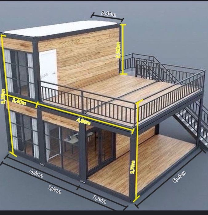 Vand fac case pe structura de lem