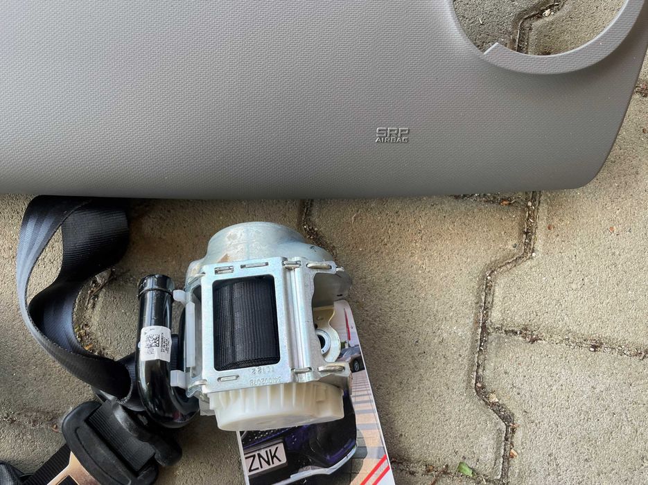 Renault Trafic kit airbag volan - pasager NEGRU / GRI - set centuri