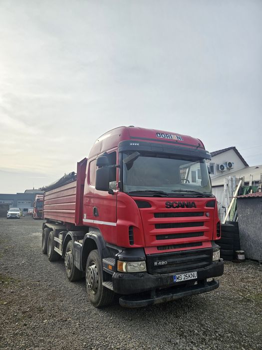 Scania 8x4 R 420 2007 basculabil  Impecabil