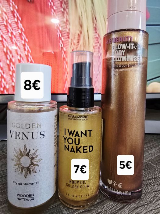 Блестящ лот масла за тяло