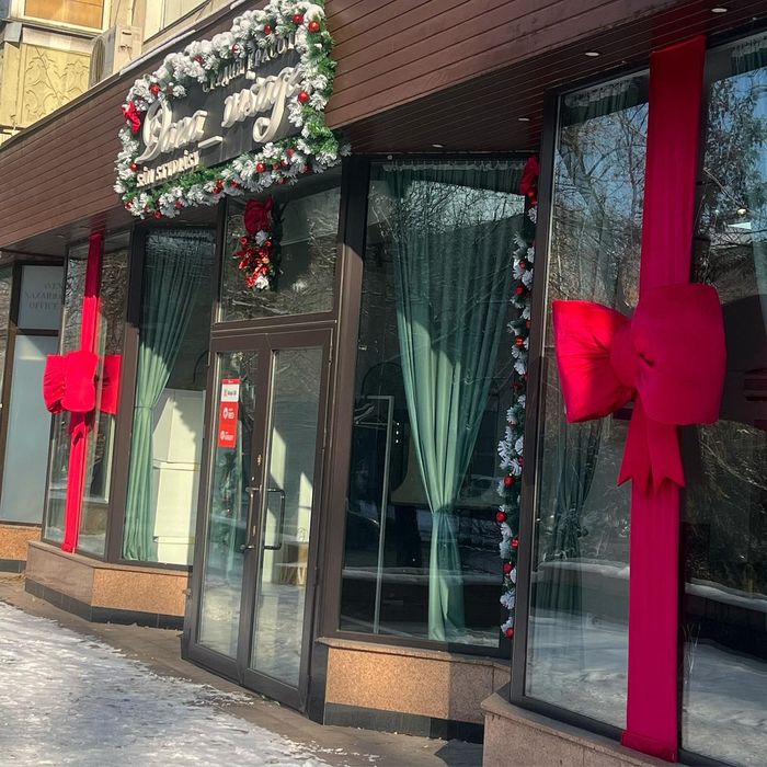 Праздничный бант для декора