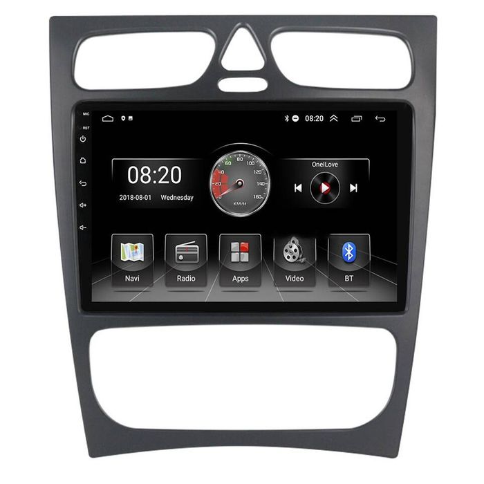 Мултимедия W203 w209 C class android навигация 9 инча мерцедес андроид