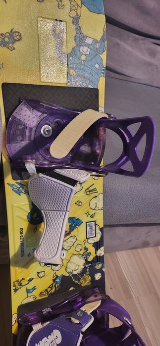Placa snowboard Burton LTR 100 si legaturi Burton Grom