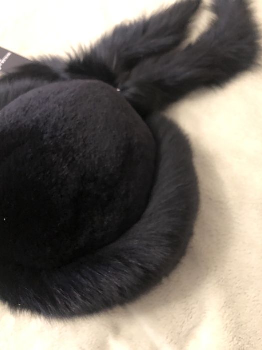 Норковая шапка с песцом