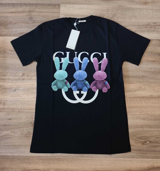 Тениска нова мъжка блуза фланелка The North Face Gucci памук котка