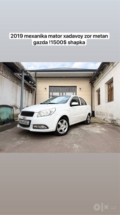 Nexia 3 idial xolatda metan gaz 1000 vikupga