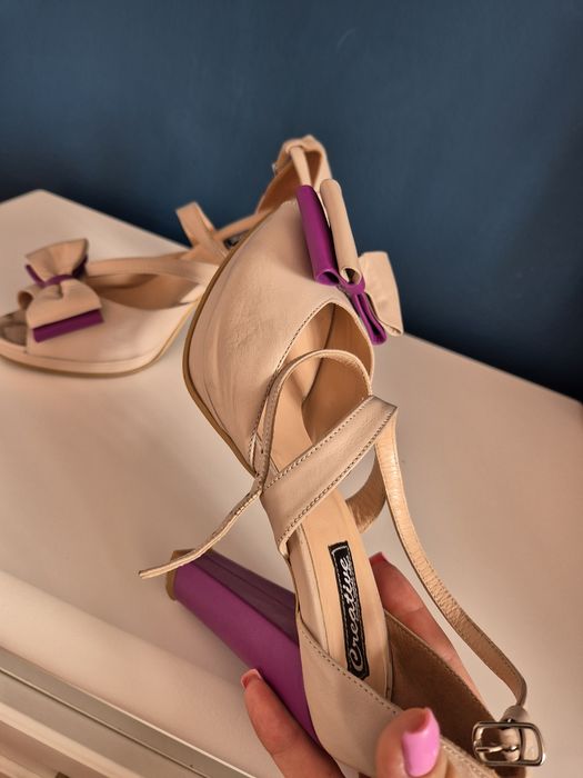 Vand sandale de piele Creative Shoes