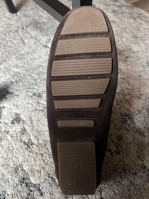 Луксозни италиански лоуфъри Pantofola d’Oro – Естествен велур, №45