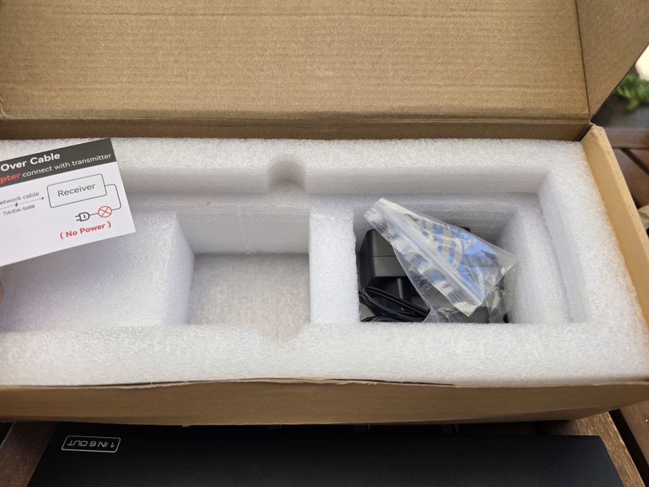 HDMI Splitter Extender 1x6 Full HD 1080p, CAT5e/CAT6, EDID, PoC – Нов