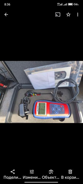 Autel maxi TS401 для работы с датчиками шинах