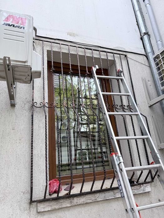 Grilaje fier forjat  ferestre - set 5 bucati