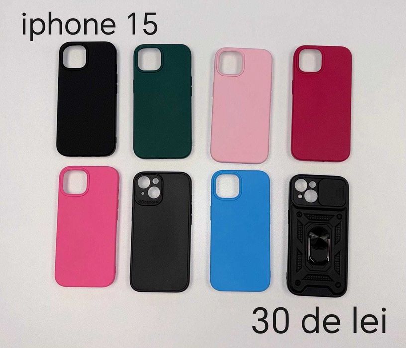 Huse, Folii, Cabluri iPhone 15 - Montaj gratuit folie