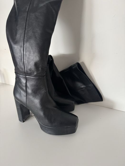 Cizme Zara noi din pielr naturala interior si extetior