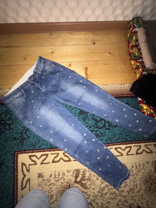 Женские брюки из джинсовка б/у