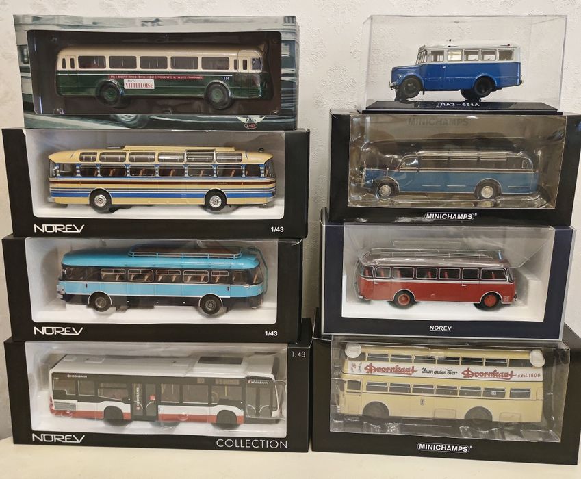 Модели автобусов Norev, Minichamps DiP1/43
