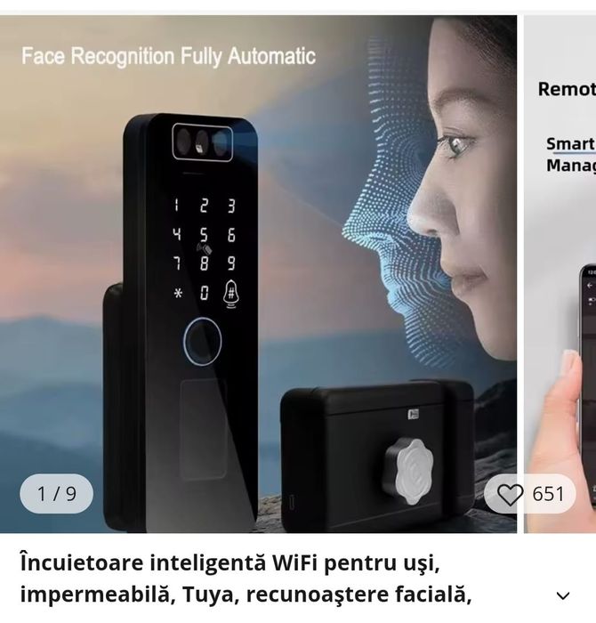 Yala inteligenta poartă/ușa exterior
