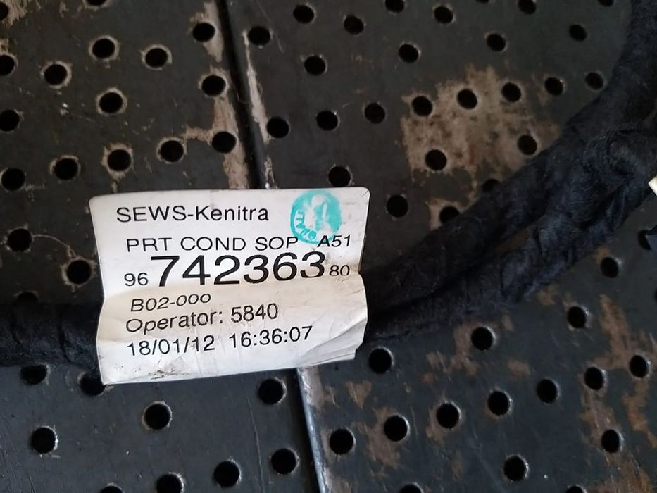 Cablaj instalatie electrica usa stanga fata citroen c3 2 9674236380