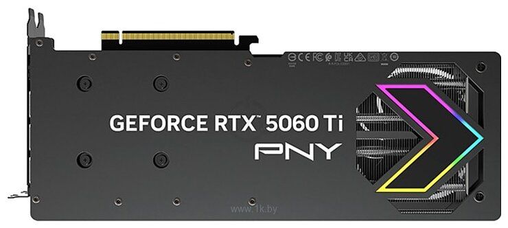 PNY GeForce RTX 5060 Ti 16GB Epic-X RGB, Triple fan, OC Edition.