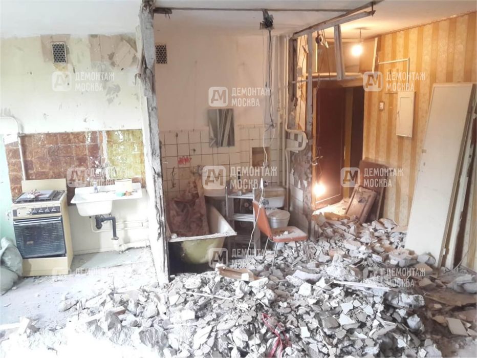 Демонтаж квартиры Уй Бузиш Снос домов Ломаем бетоны Стяжка