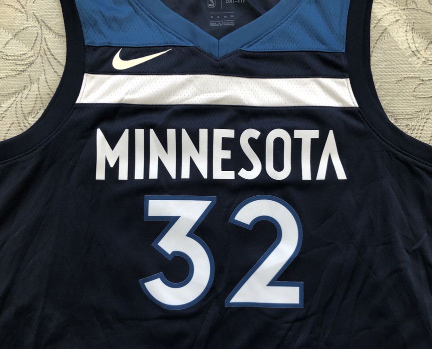Nike NBA #32 Karl-Anthony Towns Minnesota Timberwolves Swingman Jersey