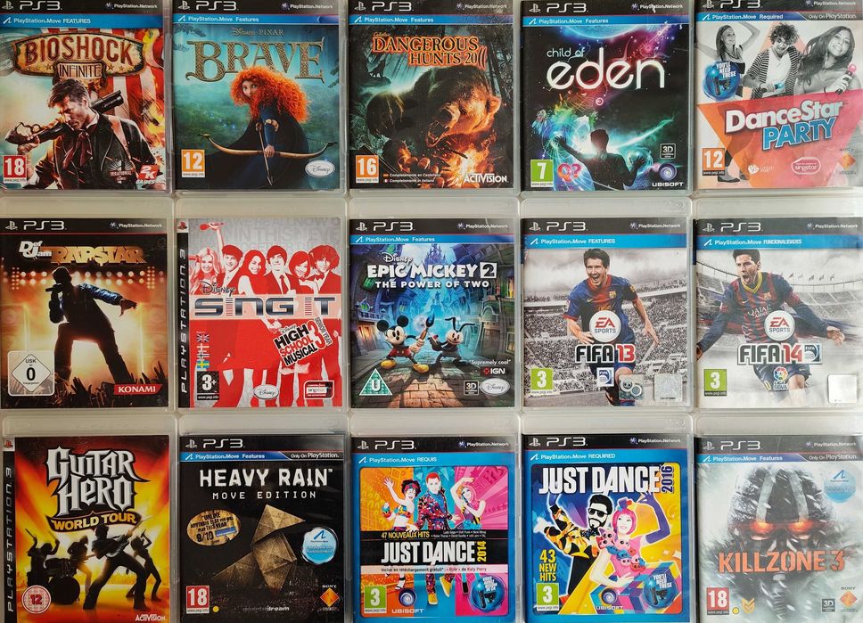 ТОП MOVE/МУУВ Игри за PlayStation 3 PS3 ПС3